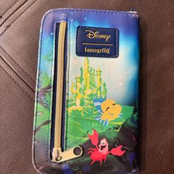 Loungefly Disney The Little Mermaid Ariel Silhouette Wristlet Wallet Phone Case
