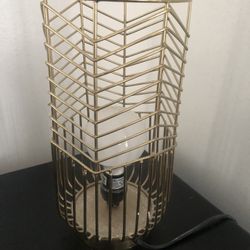 Metal Lamp 12 Inches Tall