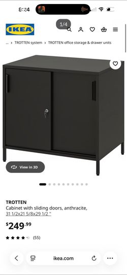 IKEA locking cabinet