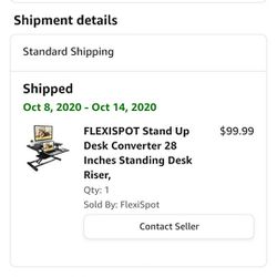 Flexispot:  Stand Up Desk Converter; Standing Desk Riser
