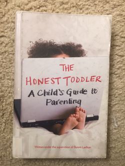 Hardcover book- “the honest toddler”
