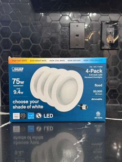 Feit Electric 5-6” inch led recessed downlights flood