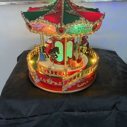 Christmas Village decoration carrousel