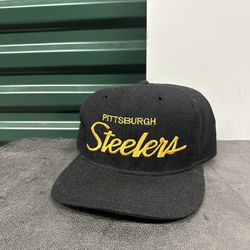 Vintage sports specialties Pittsburgh Steelers Script Hat Wool