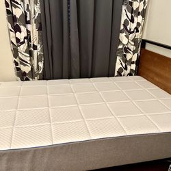 Full Nectar Memory Foam Mattress w/ Bed Frame