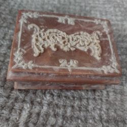Rare Incolay Stone Box