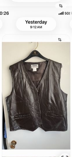 Men’s Leather Vest