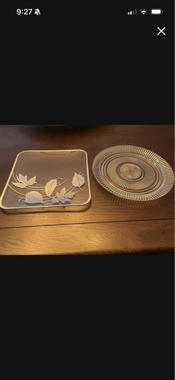 Really nice glass platters, only $2 each