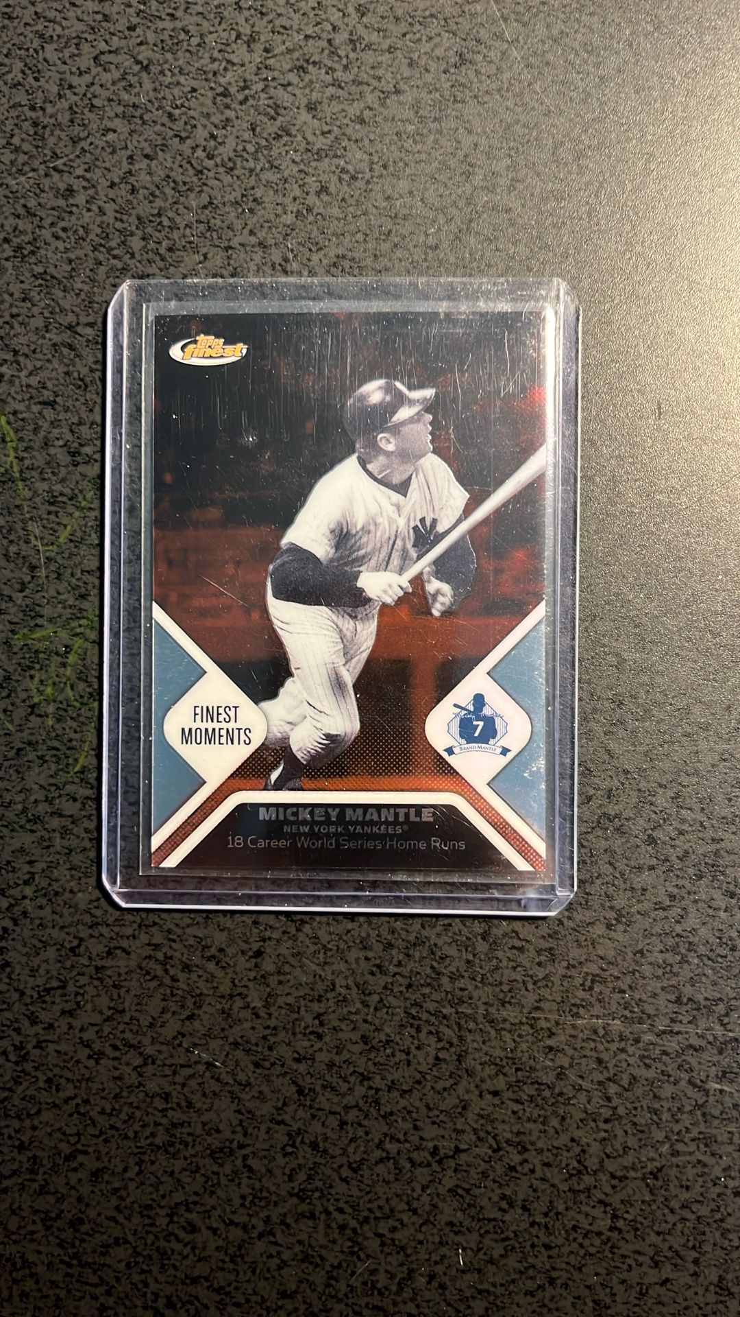 Mickey Mantle Topps World Series Home Run Card
