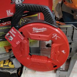 MILWAUKEE 240' 1/8" STEEL FISH TAPE