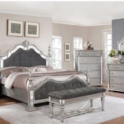 Floor Display 4 Pc Queen Bedroom Set First Come First Serve