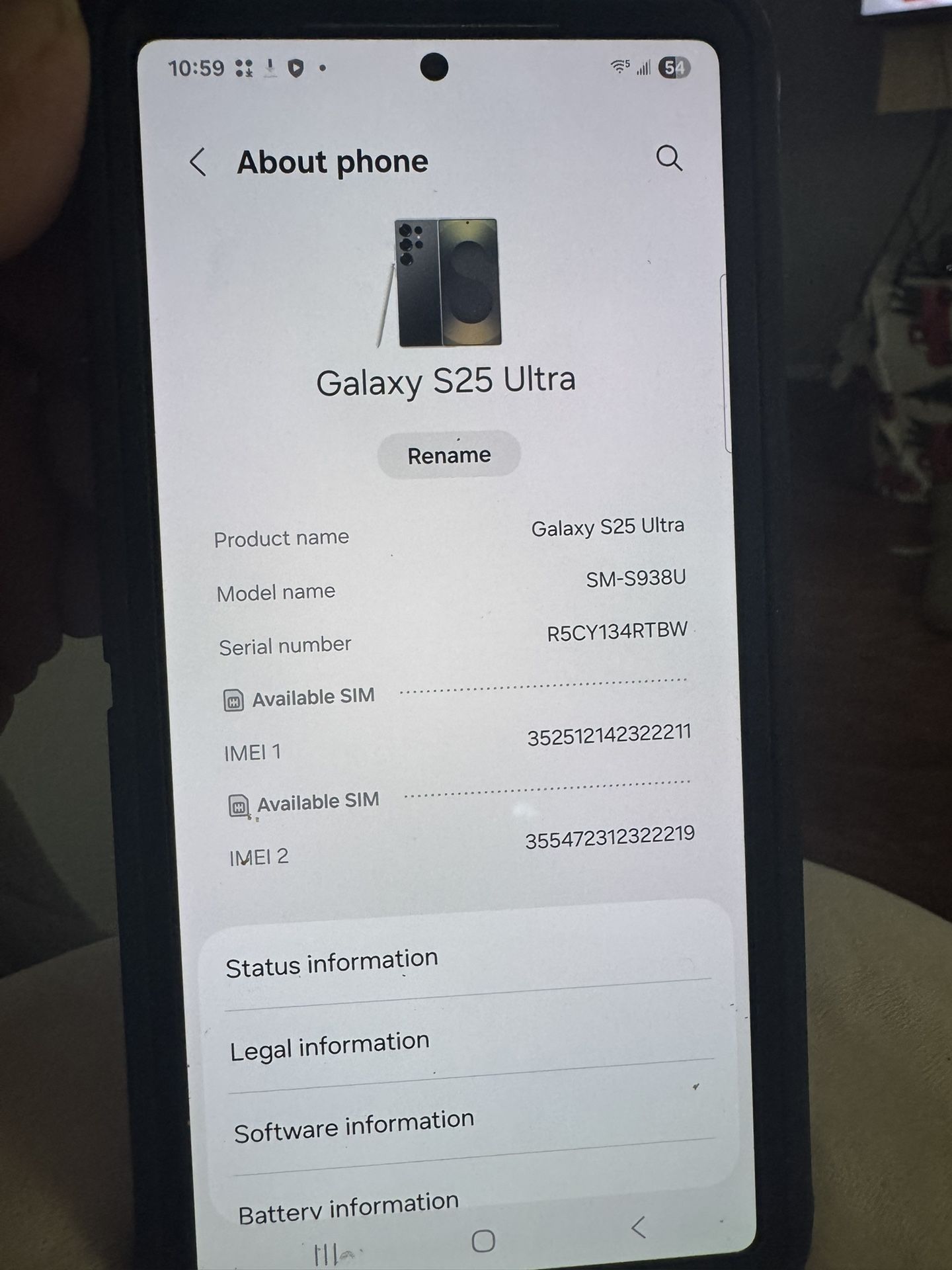 Samsung Galaxy S25 Ultra T-mobile 256 MB