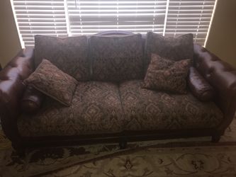 Leather / Upholstered Couch & Chairs