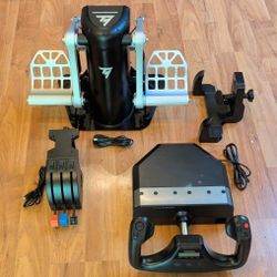 Thrustmaster Pedals and Logitech Yoke