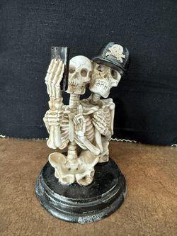 Skeleton Selfie Couple Halloween Decorations