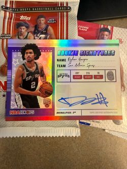 Dylan Harper signed NBA Hoops Card!