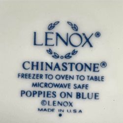 Place Setting For 12  Poppies On Blue  Lenox 