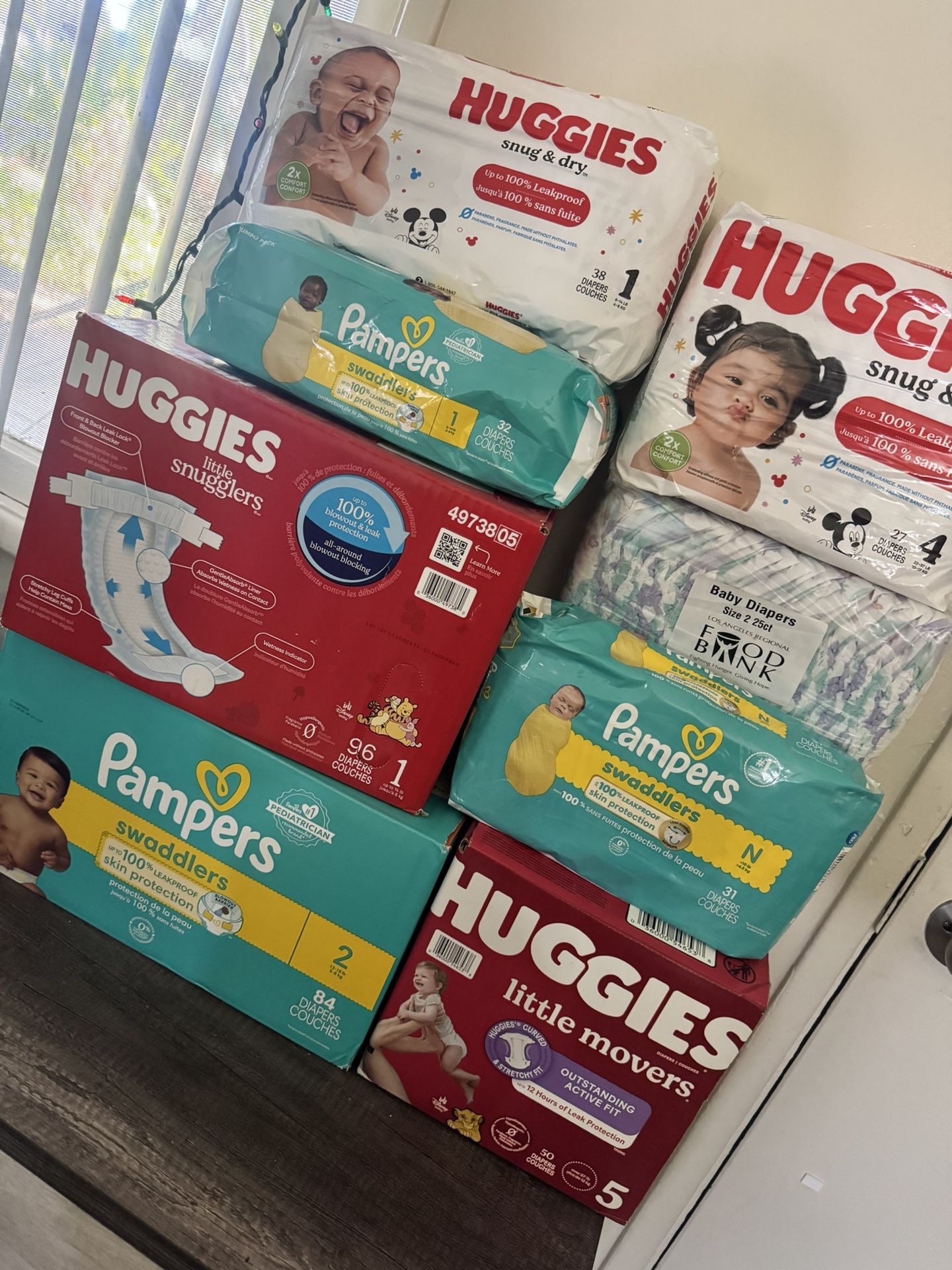Diapers (DIFFERENT SIZES)