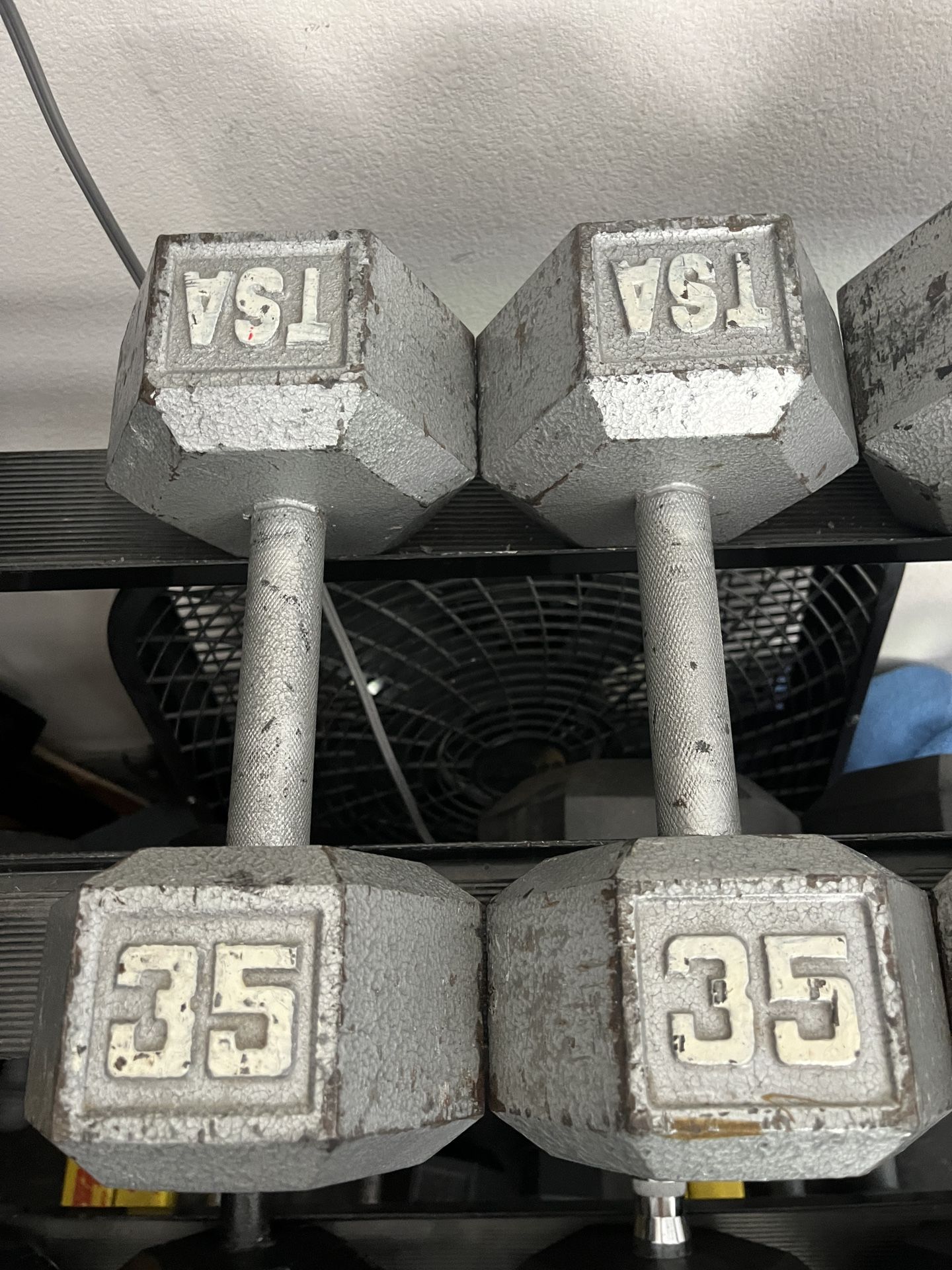 35 LB Dumbbells