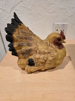 Resin Hen Chicken Figurine Decor