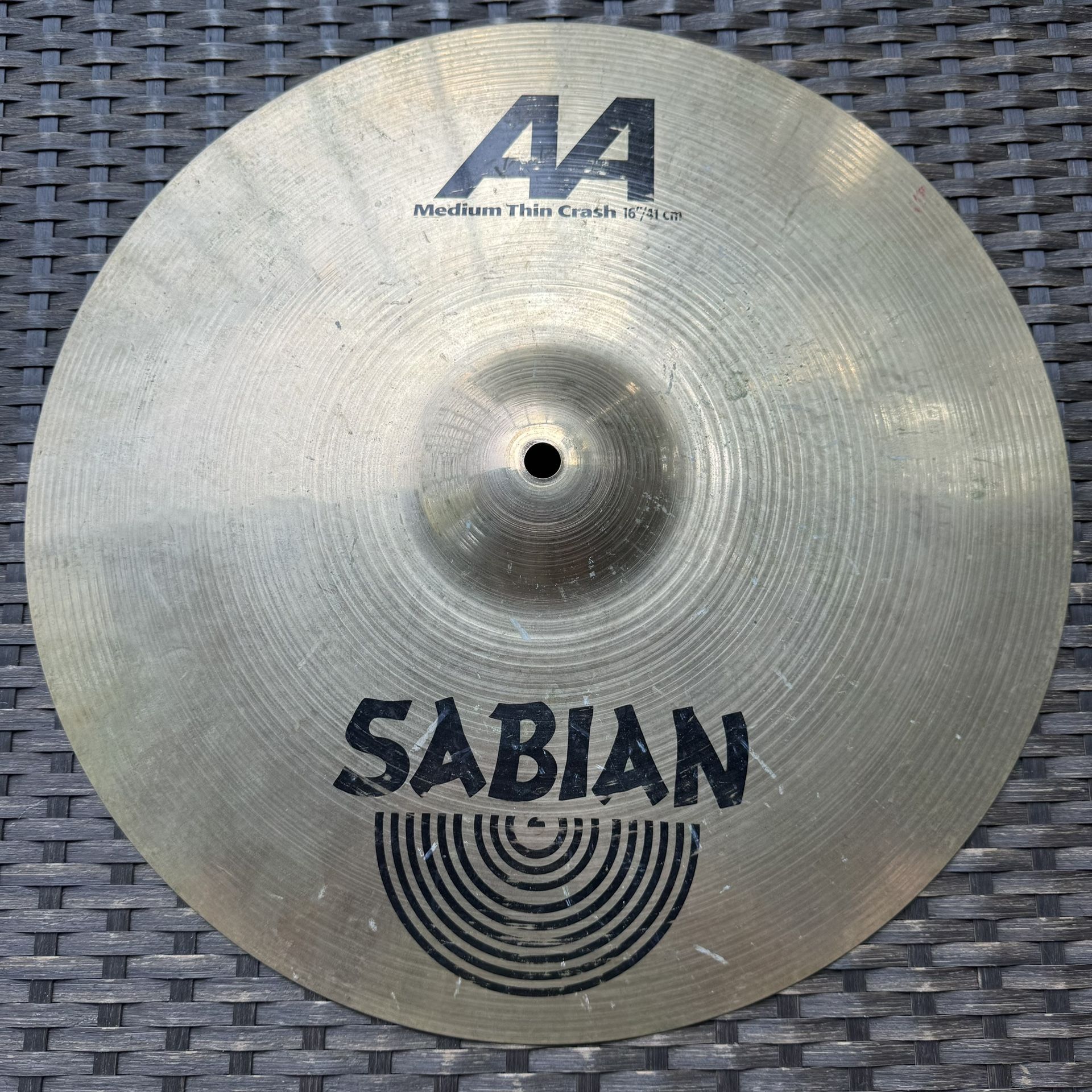 Sabian AA 16" Medium Thin Crash Cymbal 