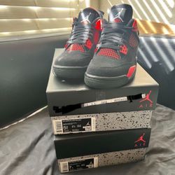 Jordan 4 Red Thunder 