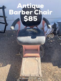 Antique Barber Chair $85 - Corrales