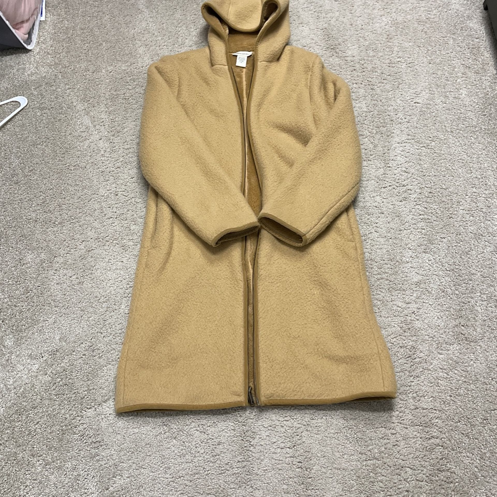 Banana republic Brown Long Fur Jacket