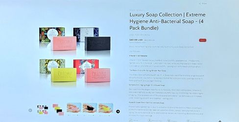 Great Gift Luxury 4 Soap Collection | Extreme Hygiene Anti-Bacterial Soap Price Slashed