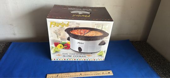 Dual compartment slow cooker