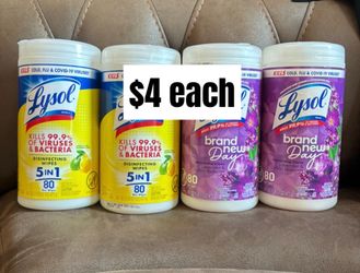 Lysol wipes (located at Escondido California 92025)