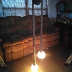 Dual Hanging Rope Light
