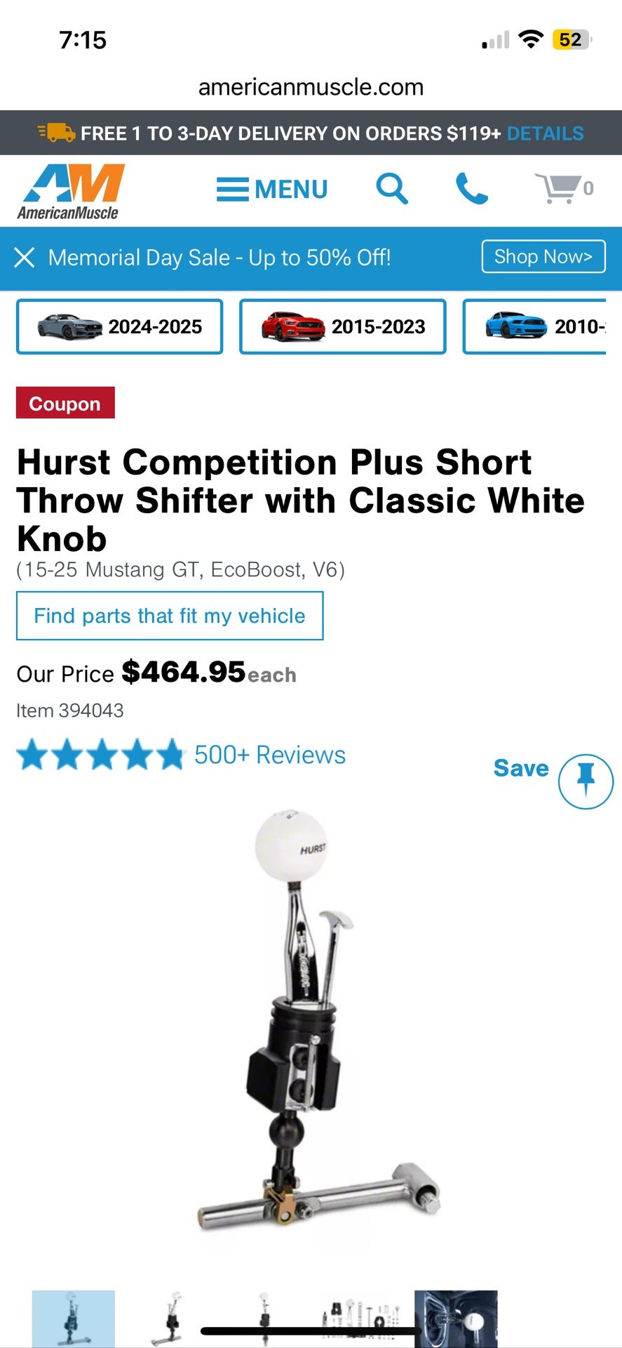Hurst Competition Shifter