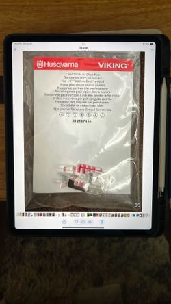 Husqvarna Viking Stitch In The Ditch