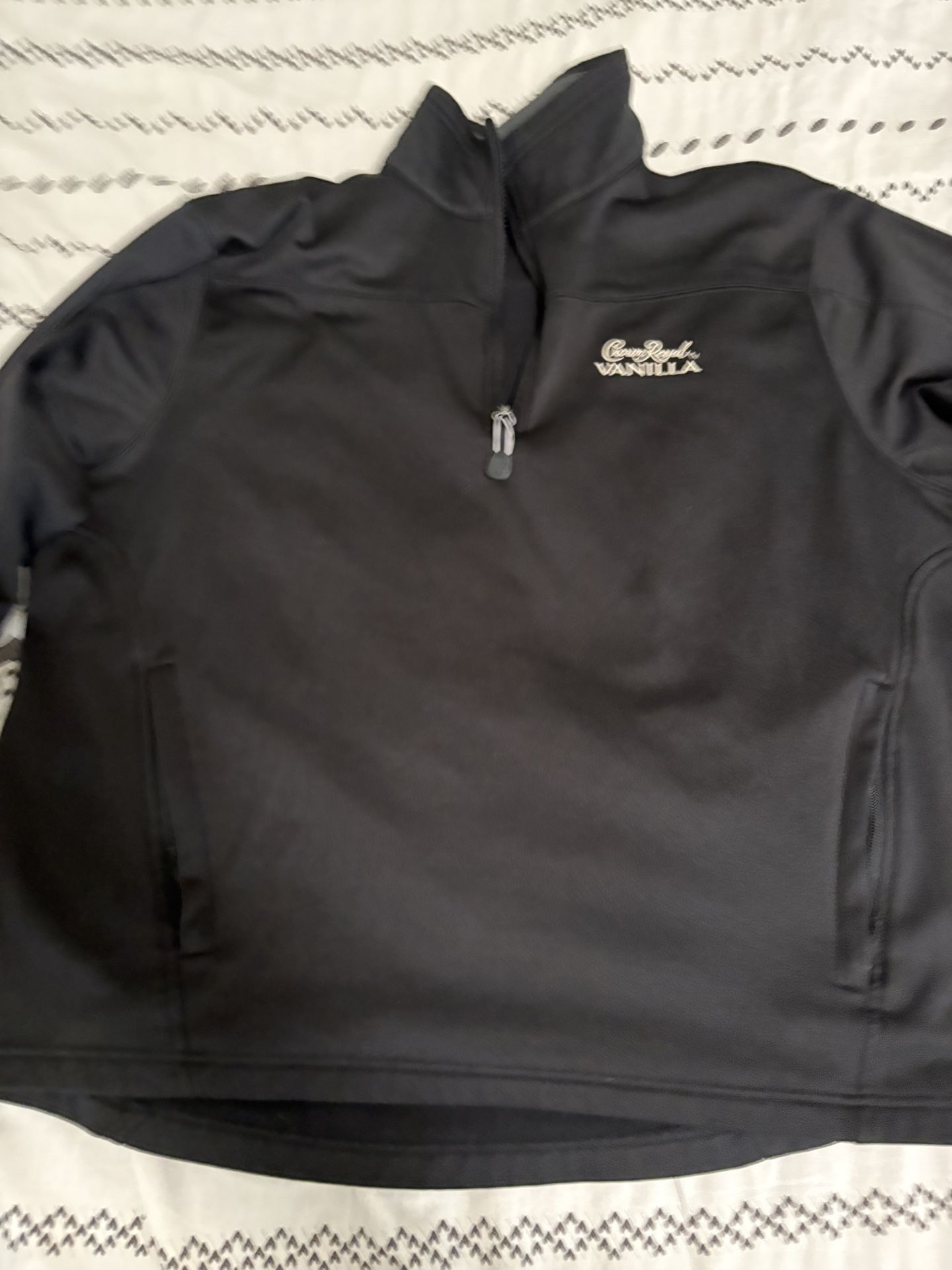 Crown Royal Vanilla1/4 Zip Jacket $25