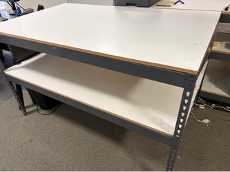 5 Foot Long Boltless Work Bench Shelving 3 Feet Deep