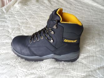 Men's CAT Caterpillar P91671 Striver standard work boots, black, steel toe, size 11 (US), practically new, no original box