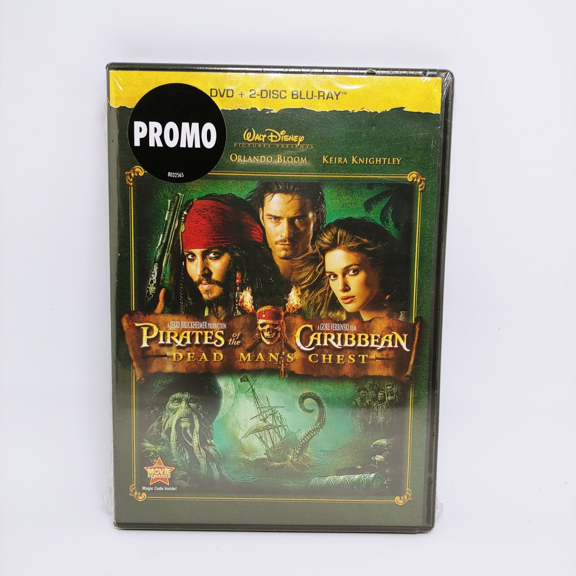 New Pirates of the Caribbean: Dead Mans Chest (Blu-ray/DVD, 3-Disc Set) promo