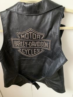 Harley-Davidson leather vest/halter