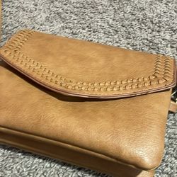 Brown western purse