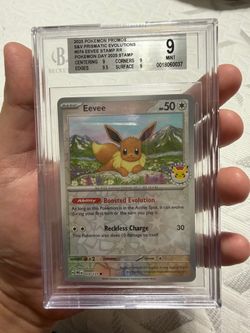 BGS 9 Eevee Pokémon Day 2025 Stamp Promo Card