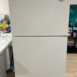White Whirlpool Refrigerator 