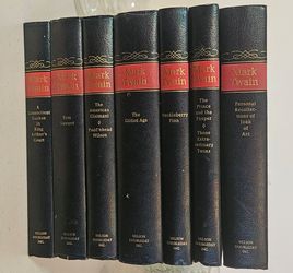 Mark Twain 7-Volume Book Set Nelson Doubleday