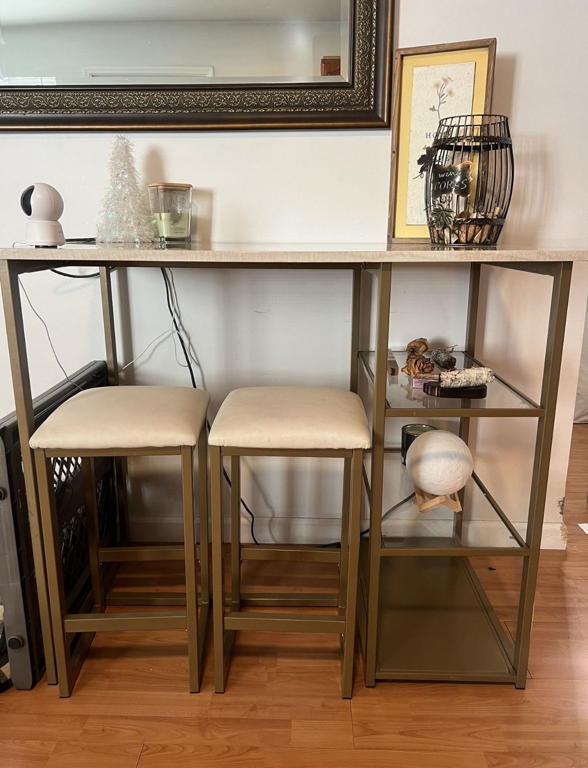 High Table With Stools