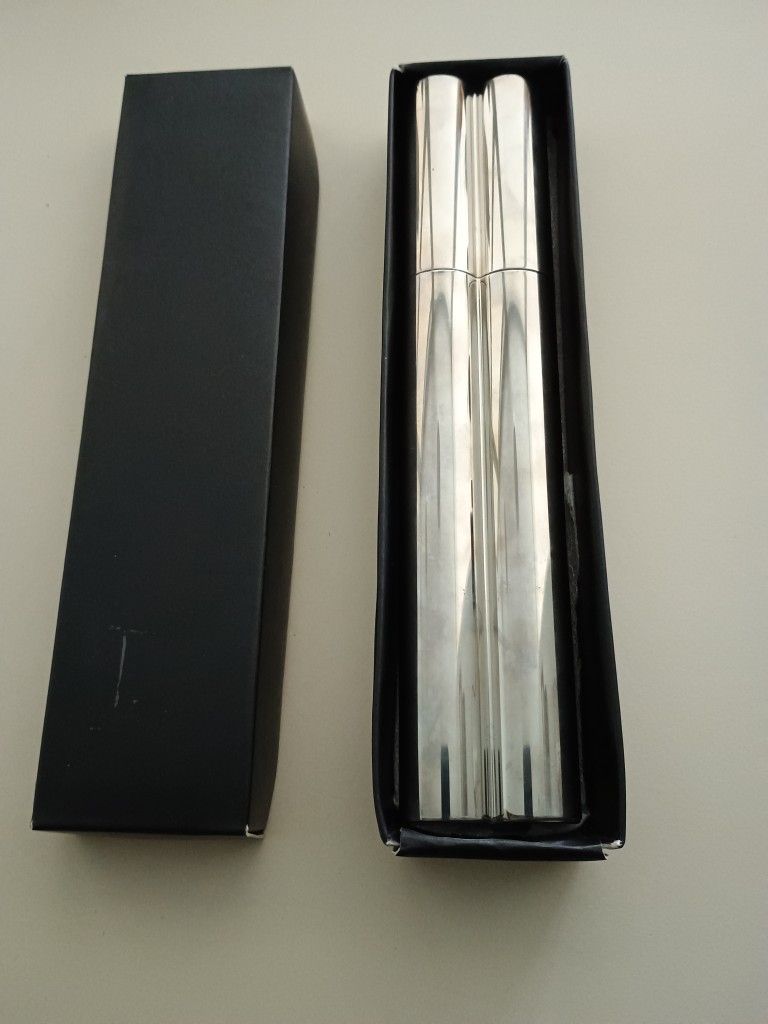 Stainless Steel Cigar And Liquor Holder Brand New In box