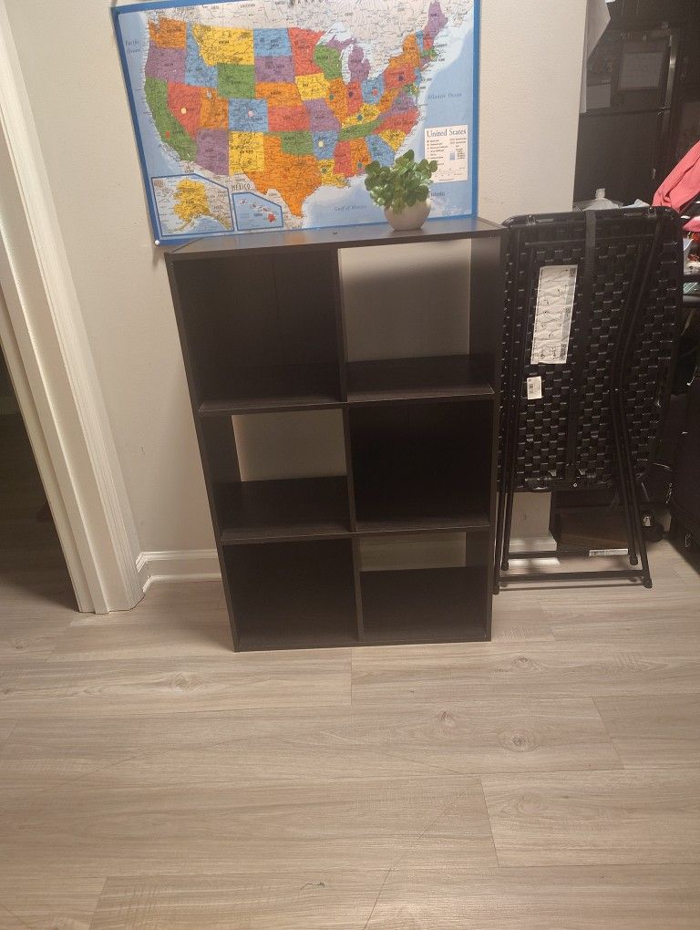 New 6 Cube Storage Organizer Bookcase