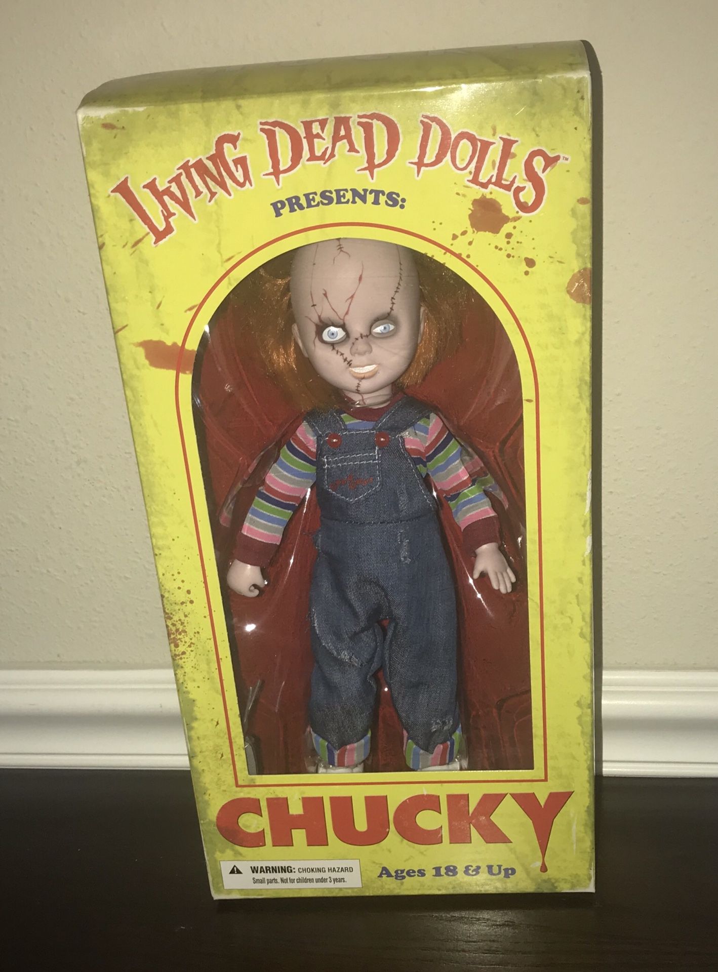 New Living Dead Doll Chucky Firm $50