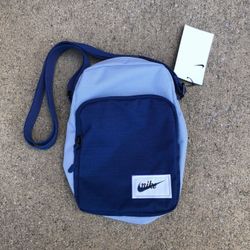 New Nike Heritage Crossbody Bag Fanny Pack Hip Waist Belt Blue
