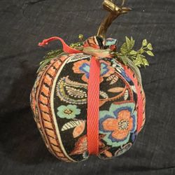 Small Handmade UpCycled Pumpkin