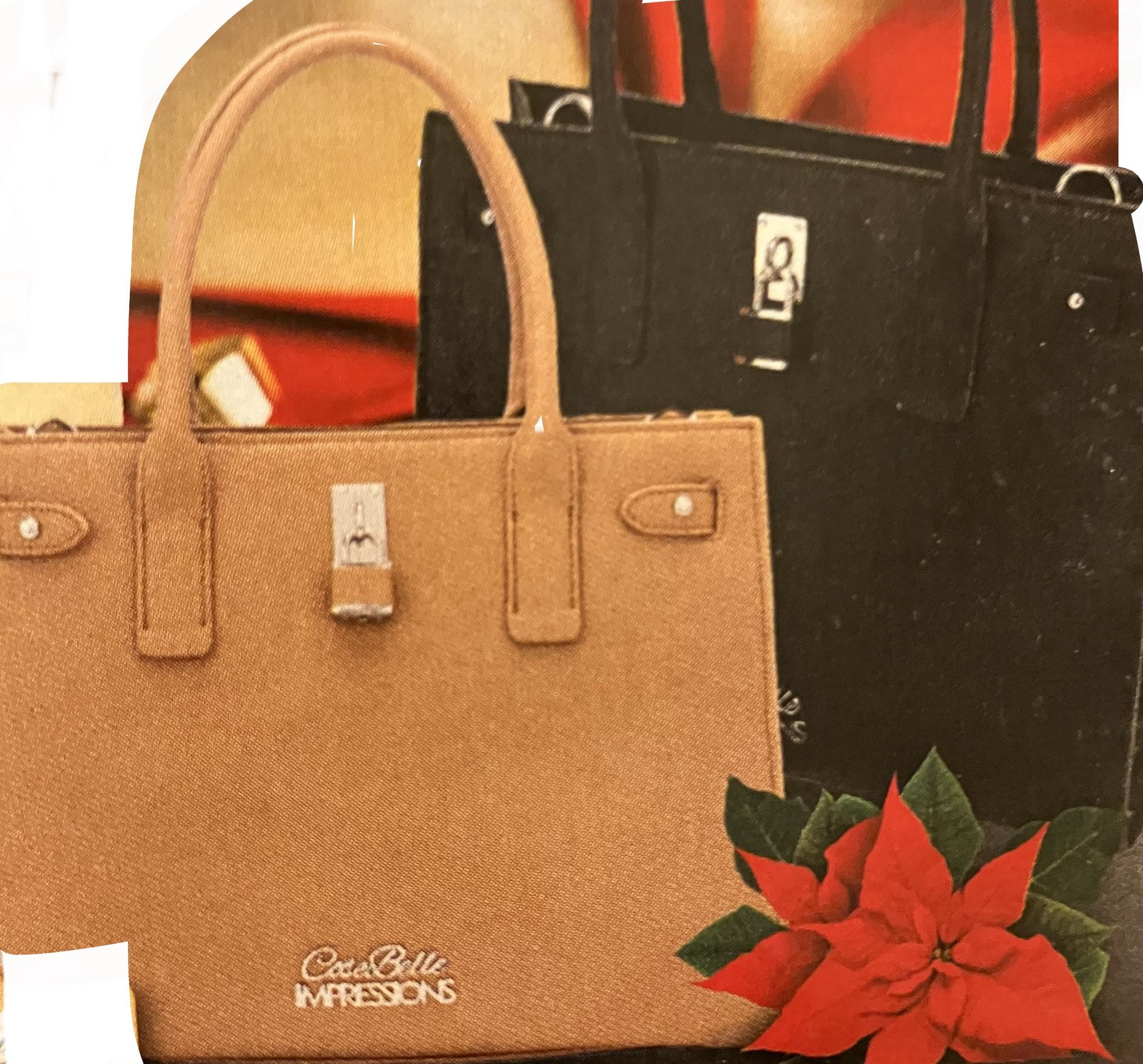 Brand New Cose Belle Impressions Black Handbag